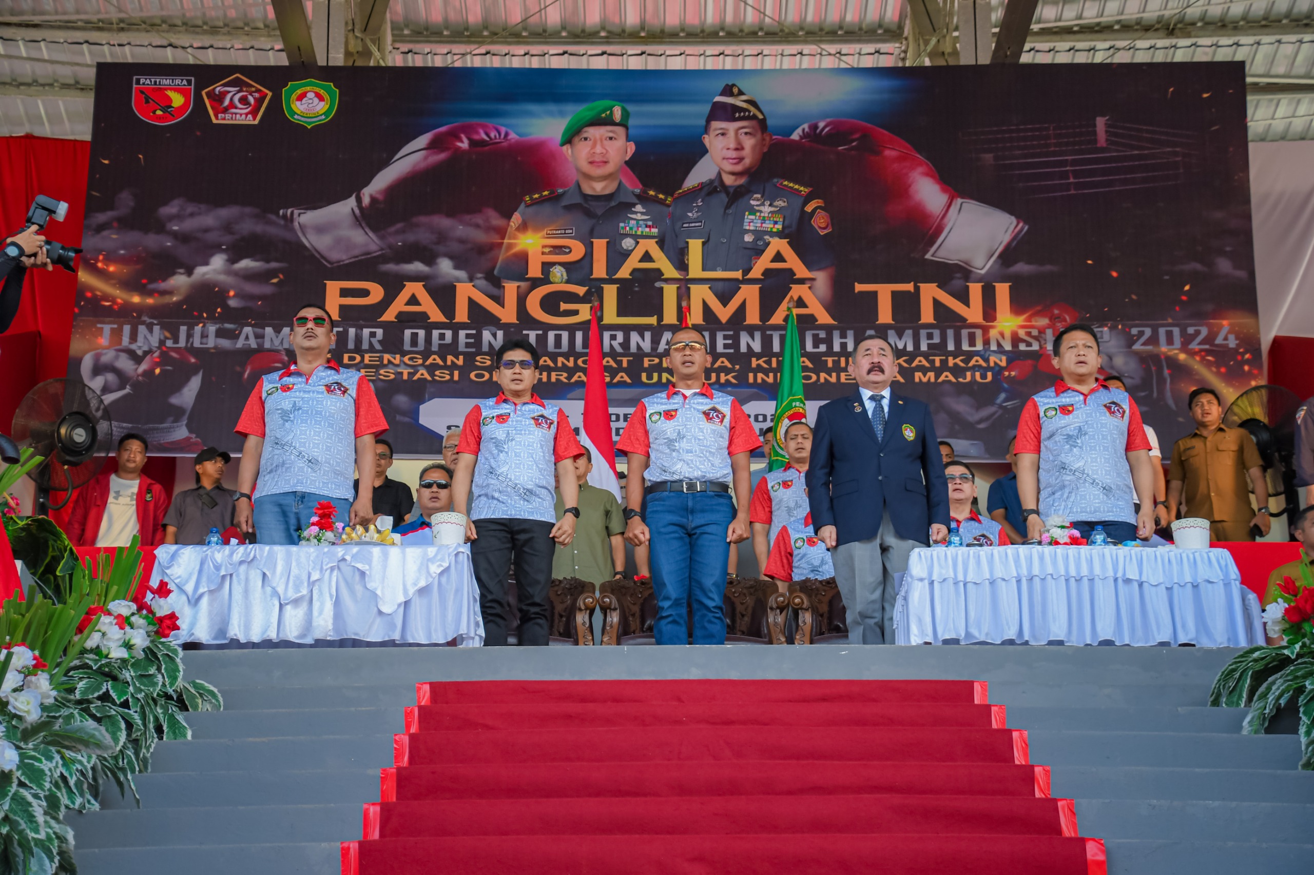 Pangdam XV/Pattimura Resmi Buka National Open Tournament Tinju Piala Panglima TNI di Ambon
