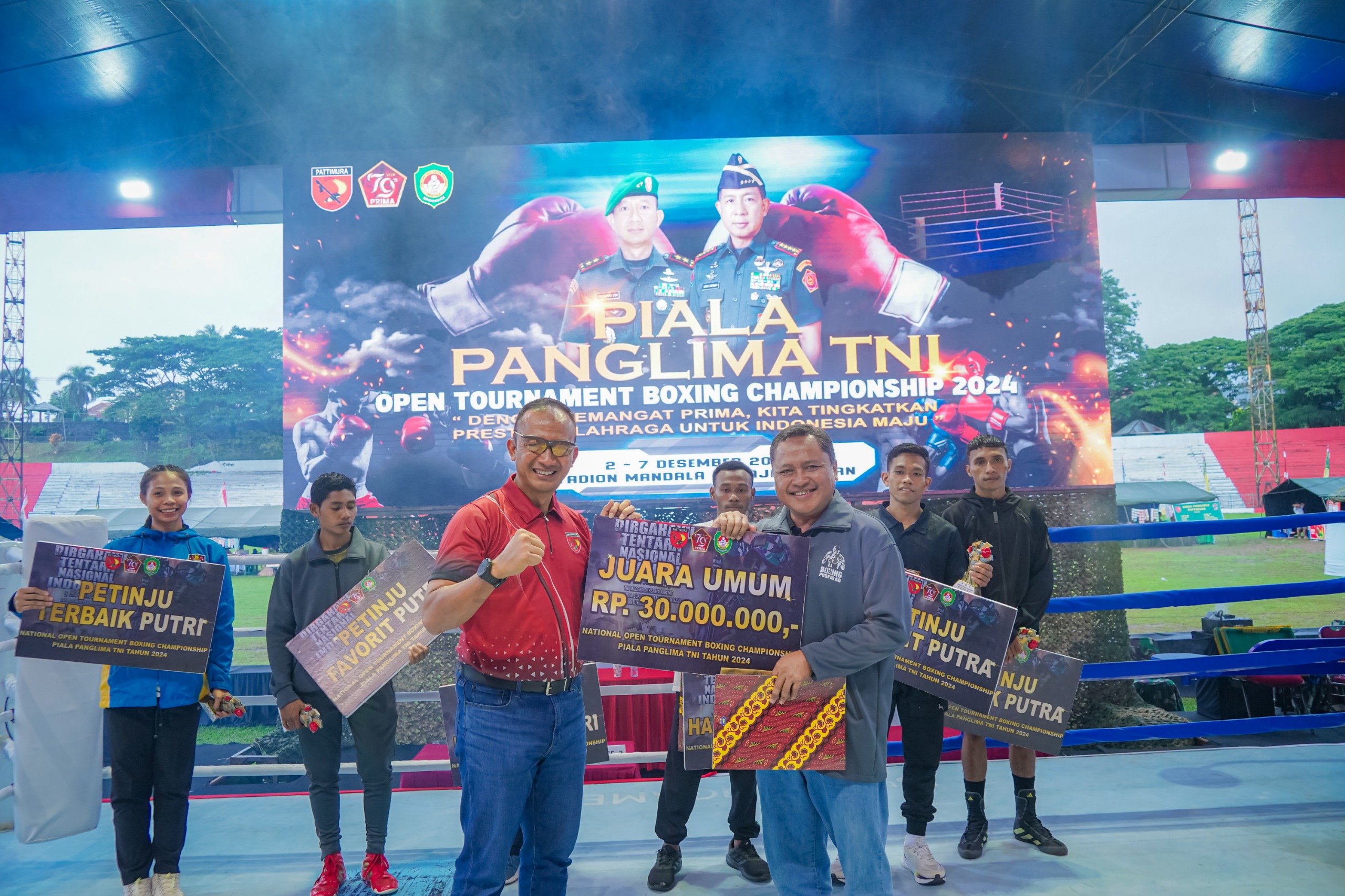 Turnament Boxing Championship Piala Panglima TNI Tahun 2024 Ditutup