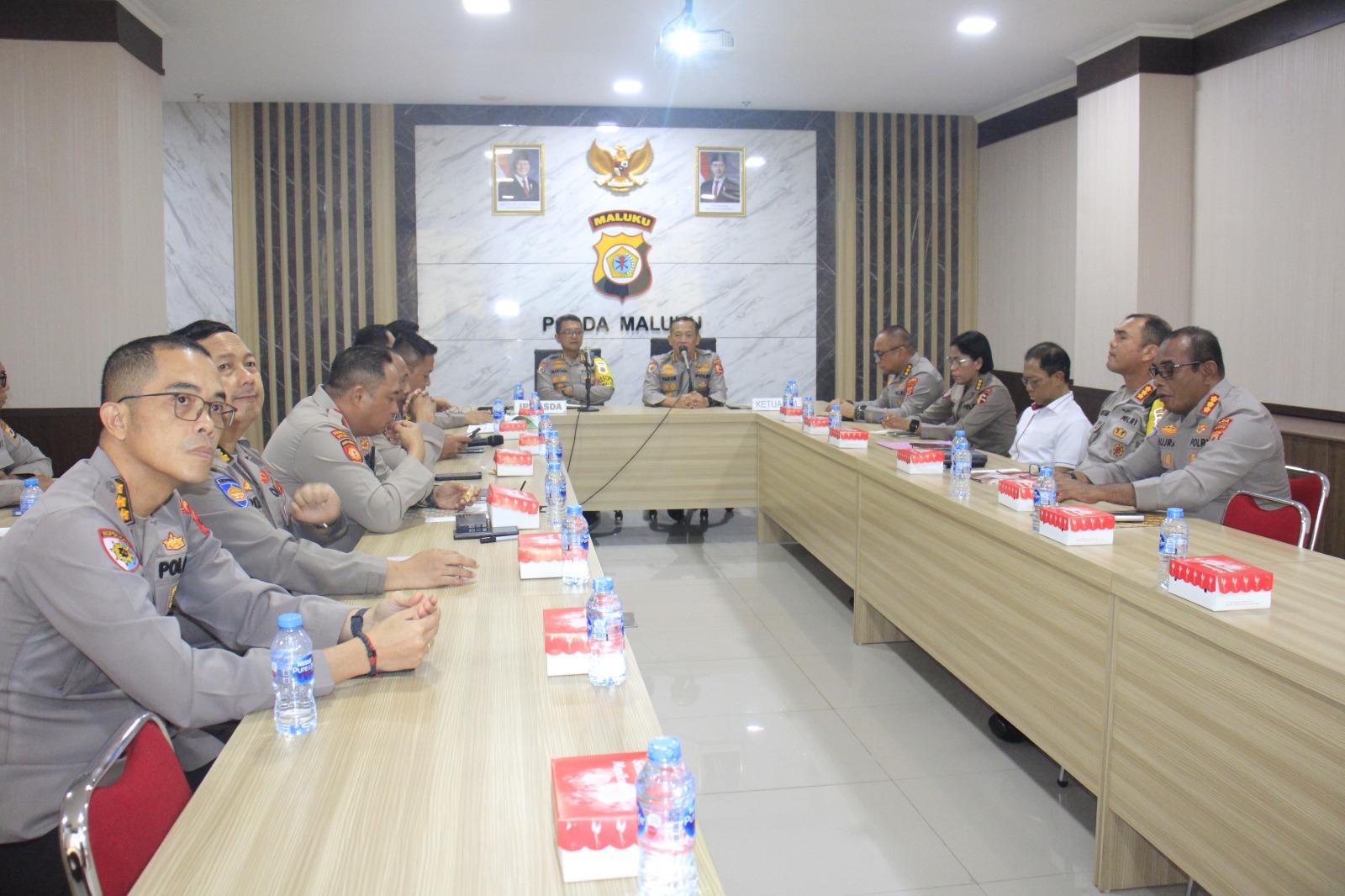 Itwasum Polri Monitor dan Evaluasi Program Ketahanan Pangan Polda Maluku