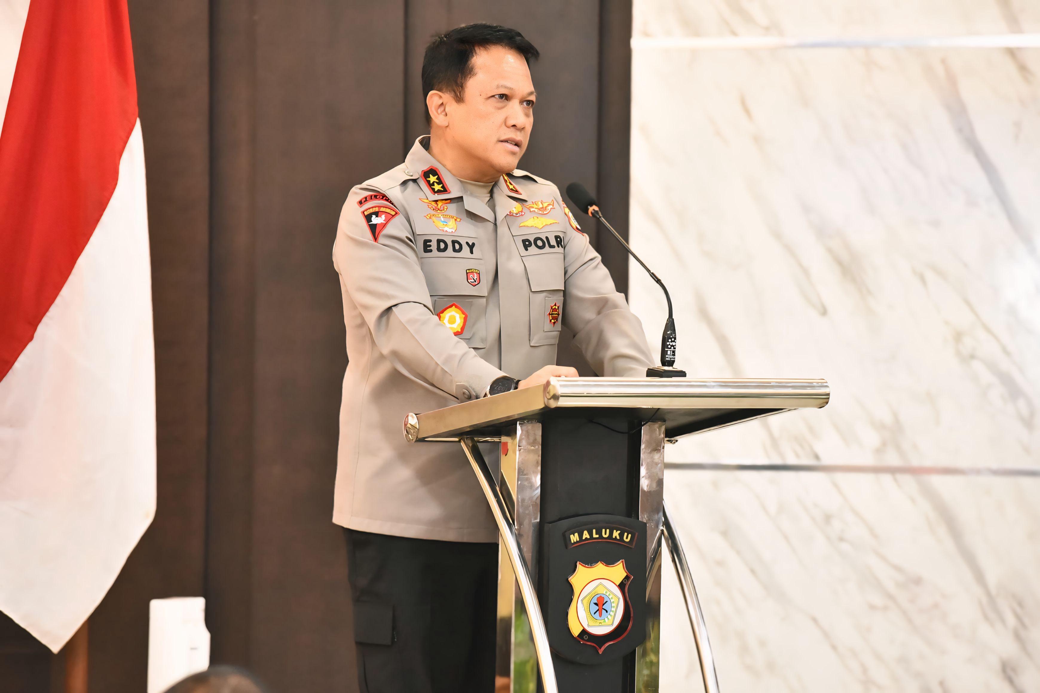 Kapolda Maluku Instruksikan Jajaran Agar Tingkatkan Patroli Cegah Potensi Gangguan Kamtibmas