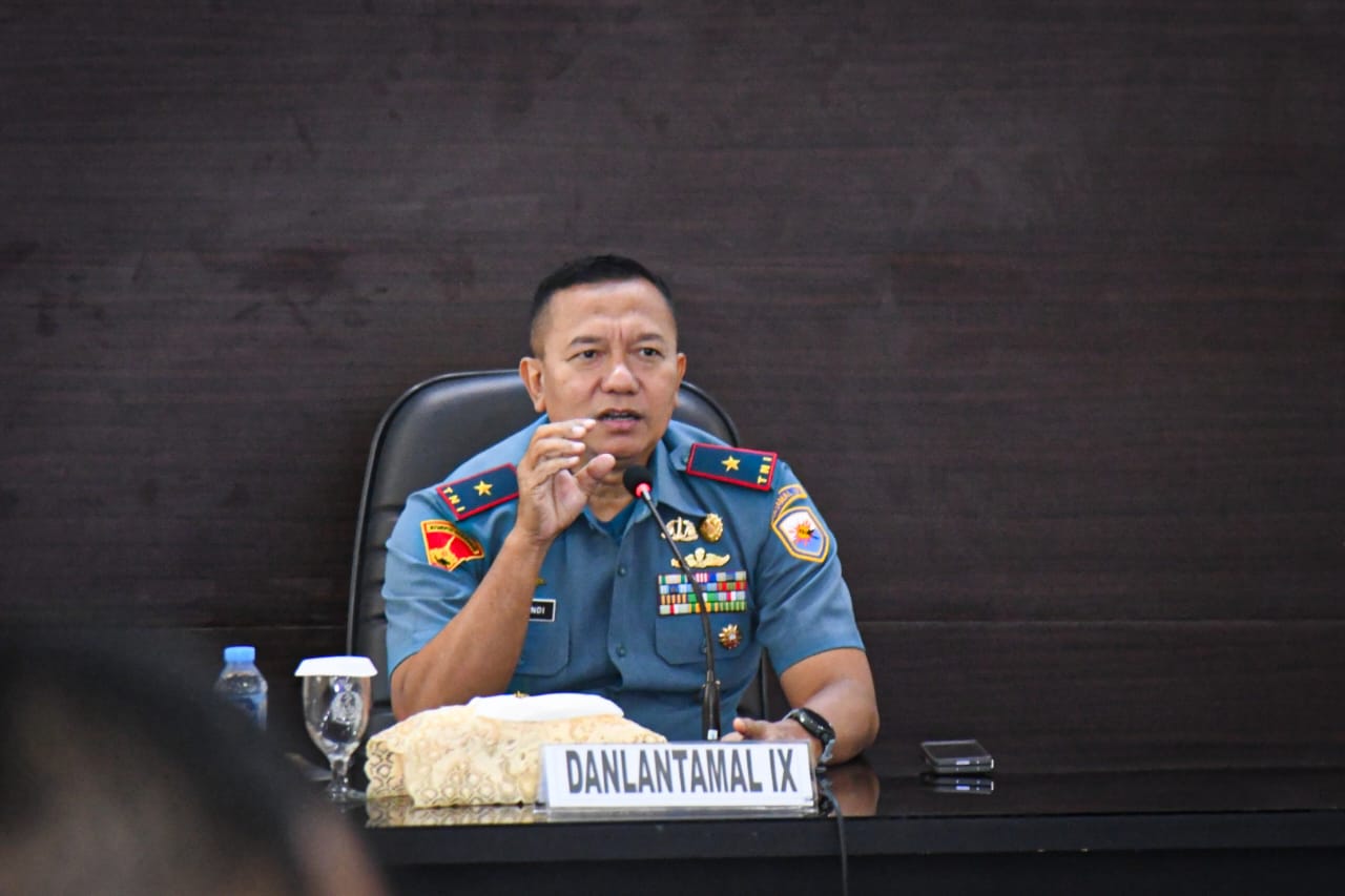 Komitmen Bangun Zona Integritas, Danlantamal IX Siapkan Prajuritnya Laksanakan Asistensi Reformasi Birokrasi dan Zona Integritas dari Tim Srena Mabesal