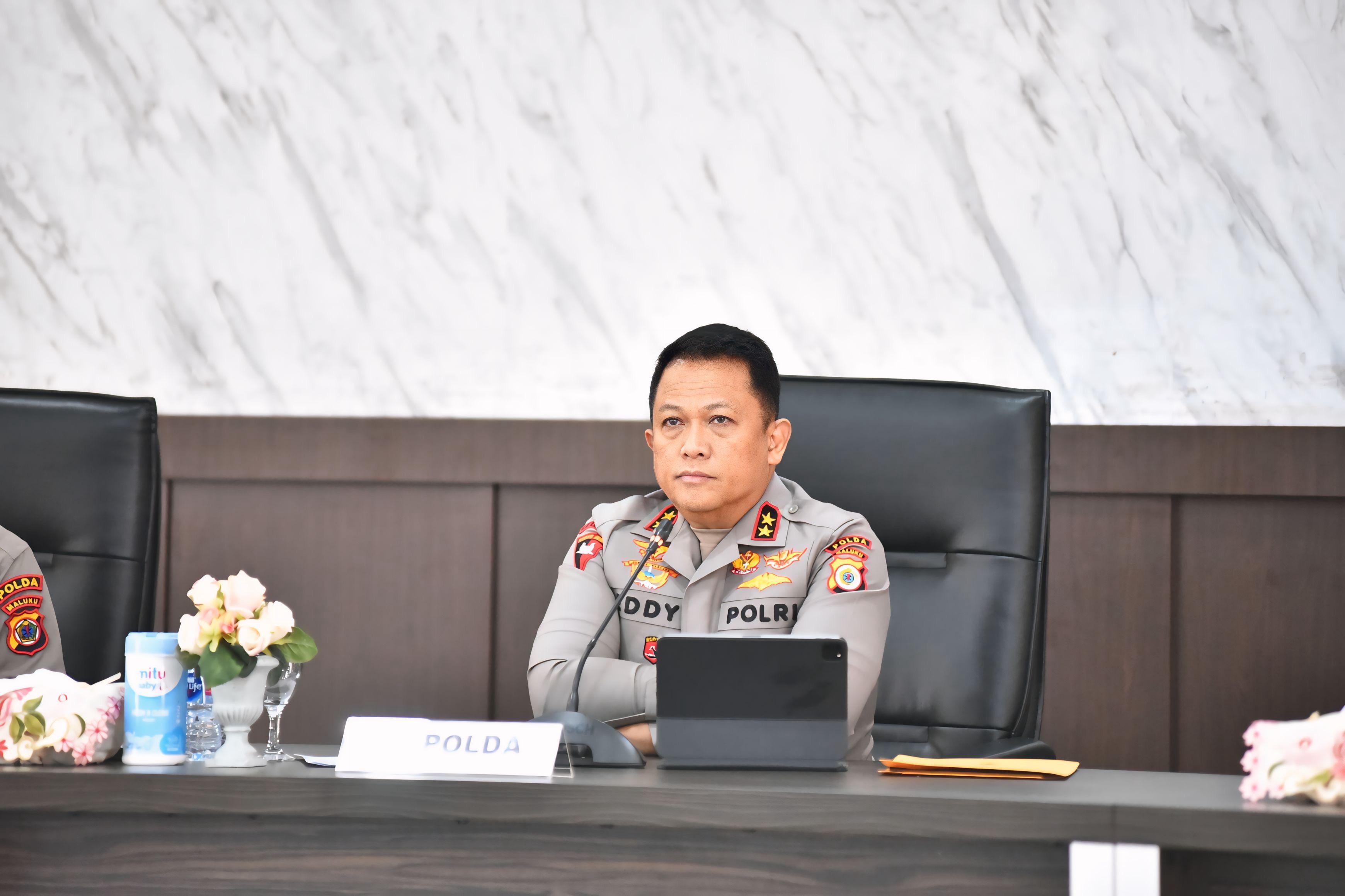 Monitoring dan Evaluasi Personel yang Bertugas di Luar Struktur Polri, Ini Penekanan Kapolda Maluku
