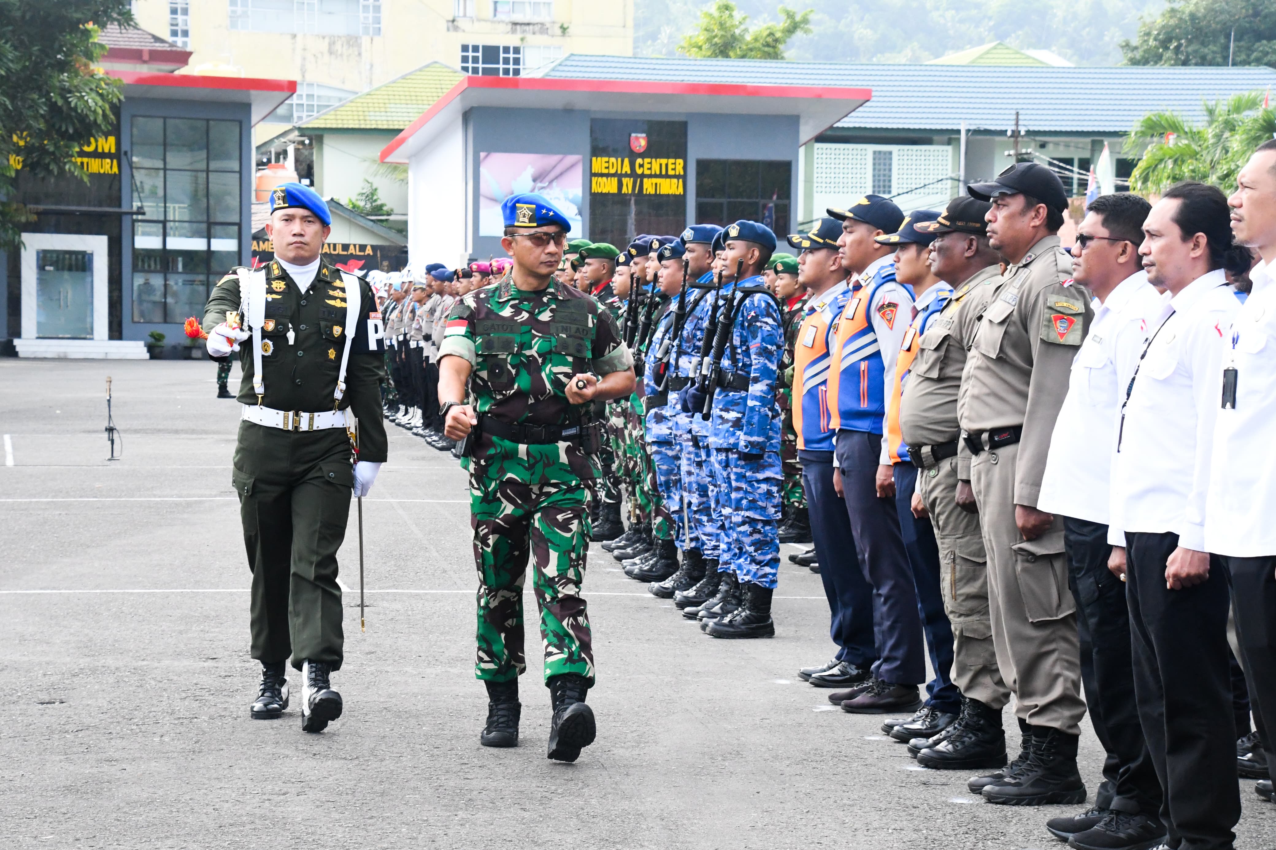 Pangdam XV/Pattimura Buka Operasi Gaktib dan Operasi Yustisi Polisi Militer TNI 2025