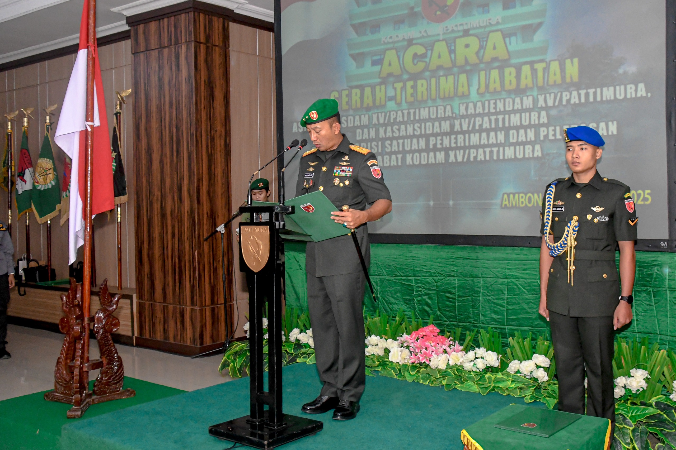Pangdam XV/Pattimura Pimpin Sertijab Pejabat Kodam