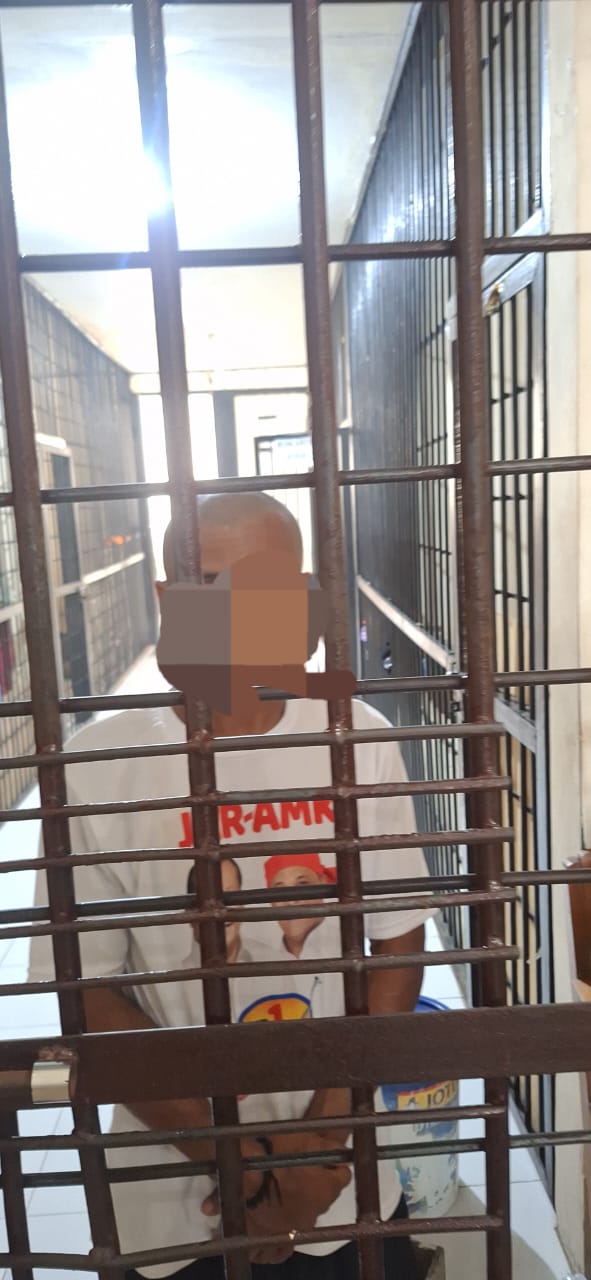 Satreskrim Polres Buru Menangkap LI Terduga Pelaku Persetubuhan Anak Kandung
