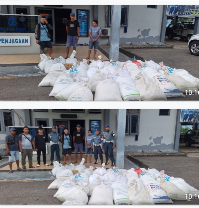 LANTAMAL IX GAGALKAN AKSI PENYELUNDUPAN MIRAS DI PELABUHAN HUNIMUA