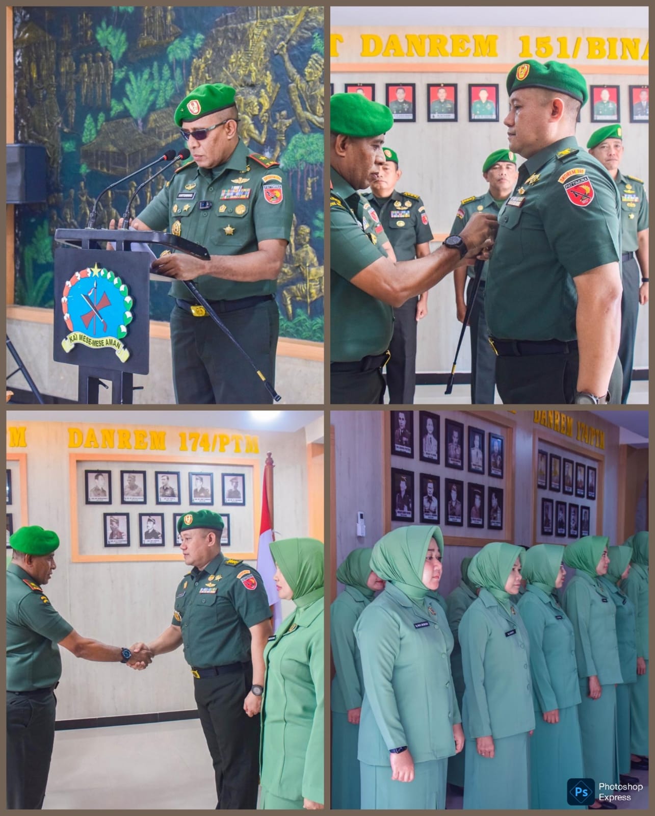 Danrem Binaiya Pimpin, ACARA TRADISI PERWIRA BARU