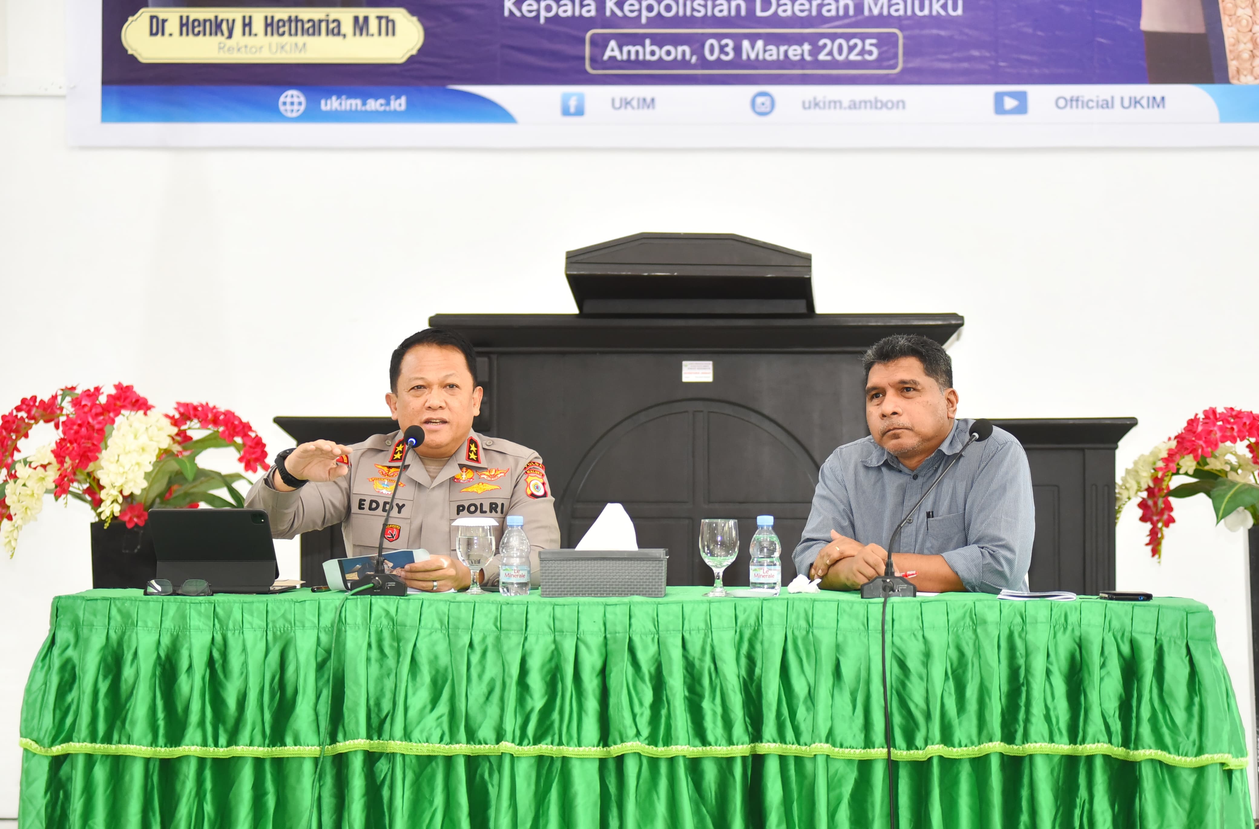 Kapolda Maluku Berikan Kuliah Umum di UKIM Ambon: Peran Gen Z Dalam Menjaga Kamtibmas di Maluku