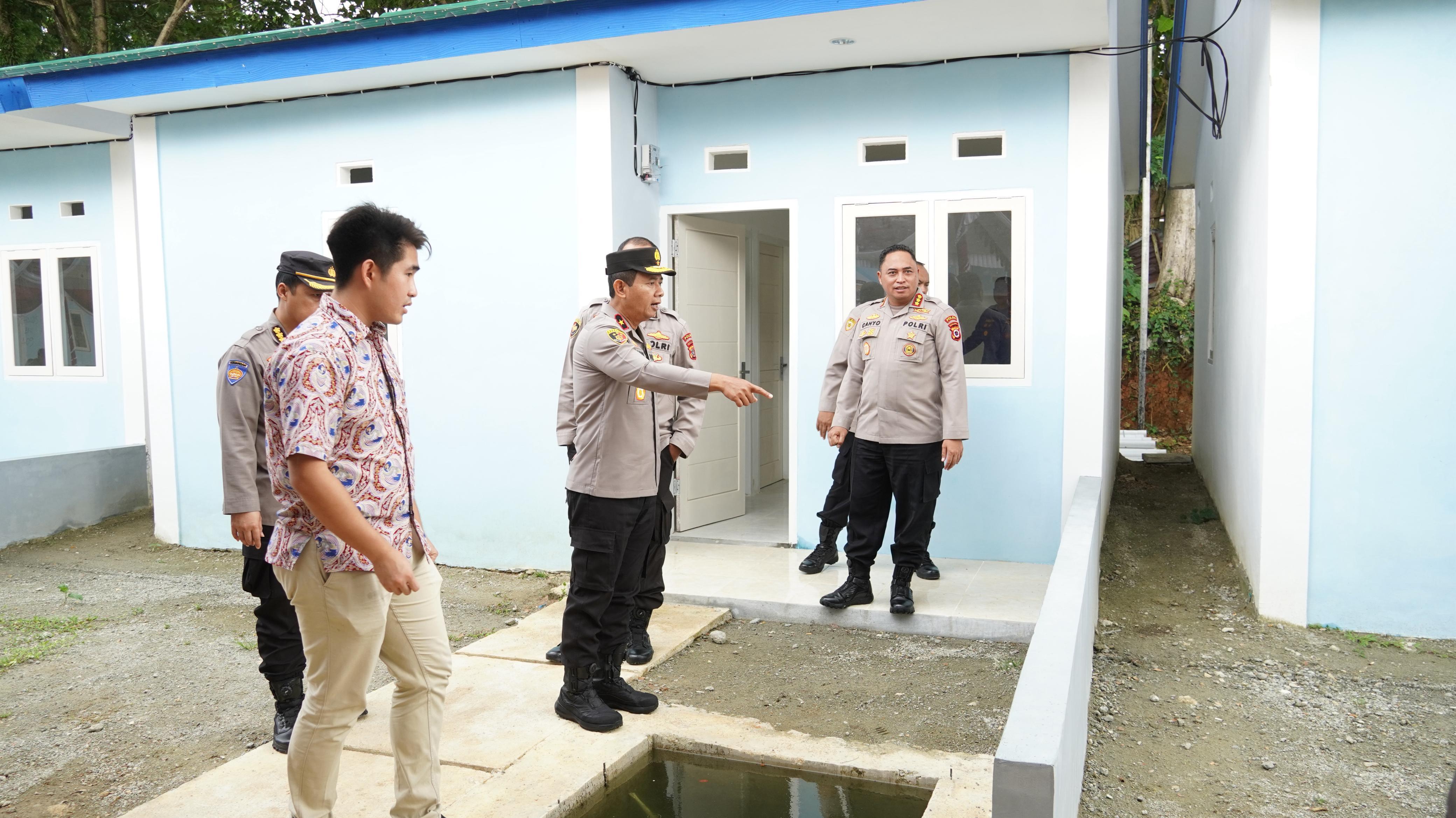 Wakapolda Maluku Hadiri Peletakan Batu Pertama Perumahan Bersubsidi Polri secara Serentak