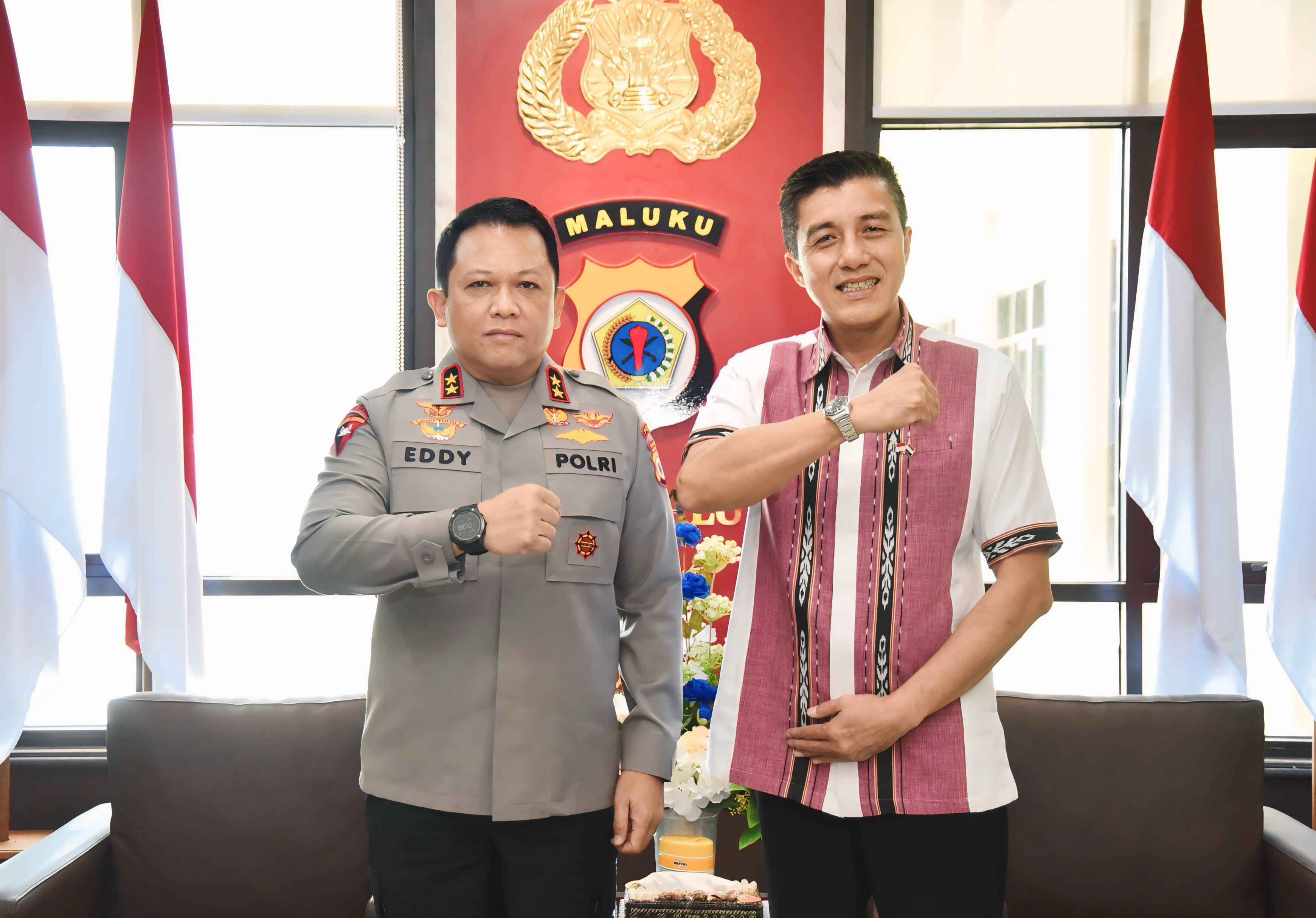 Kapolda Maluku Terima Kunjungan Konsul Kehormatan Kerajaan Belanda