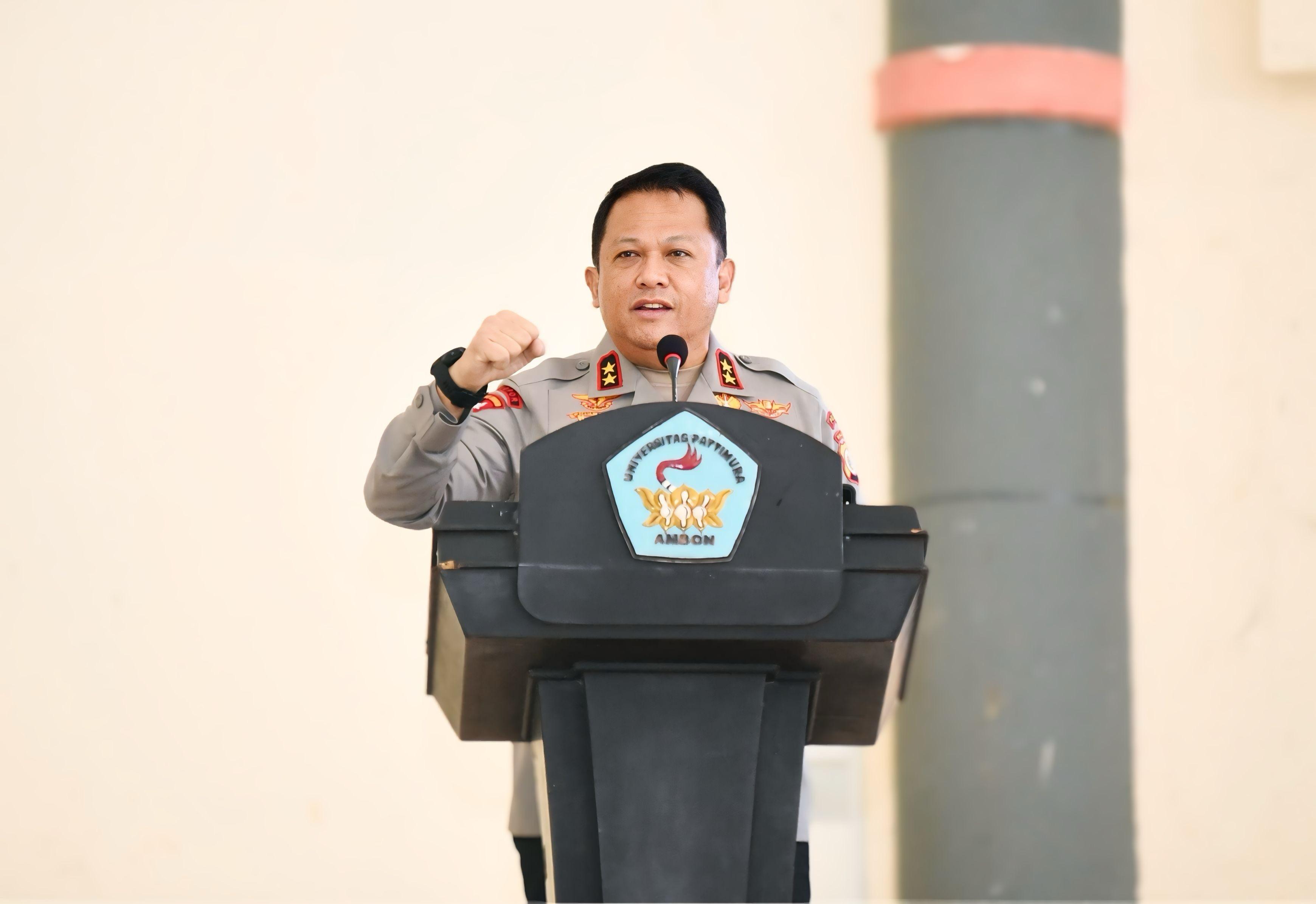 Berikan Kuliah Umum di Unpatti, Kapolda Maluku Ingatkan Mahasiswa Siapkan Mental Yang Kuat