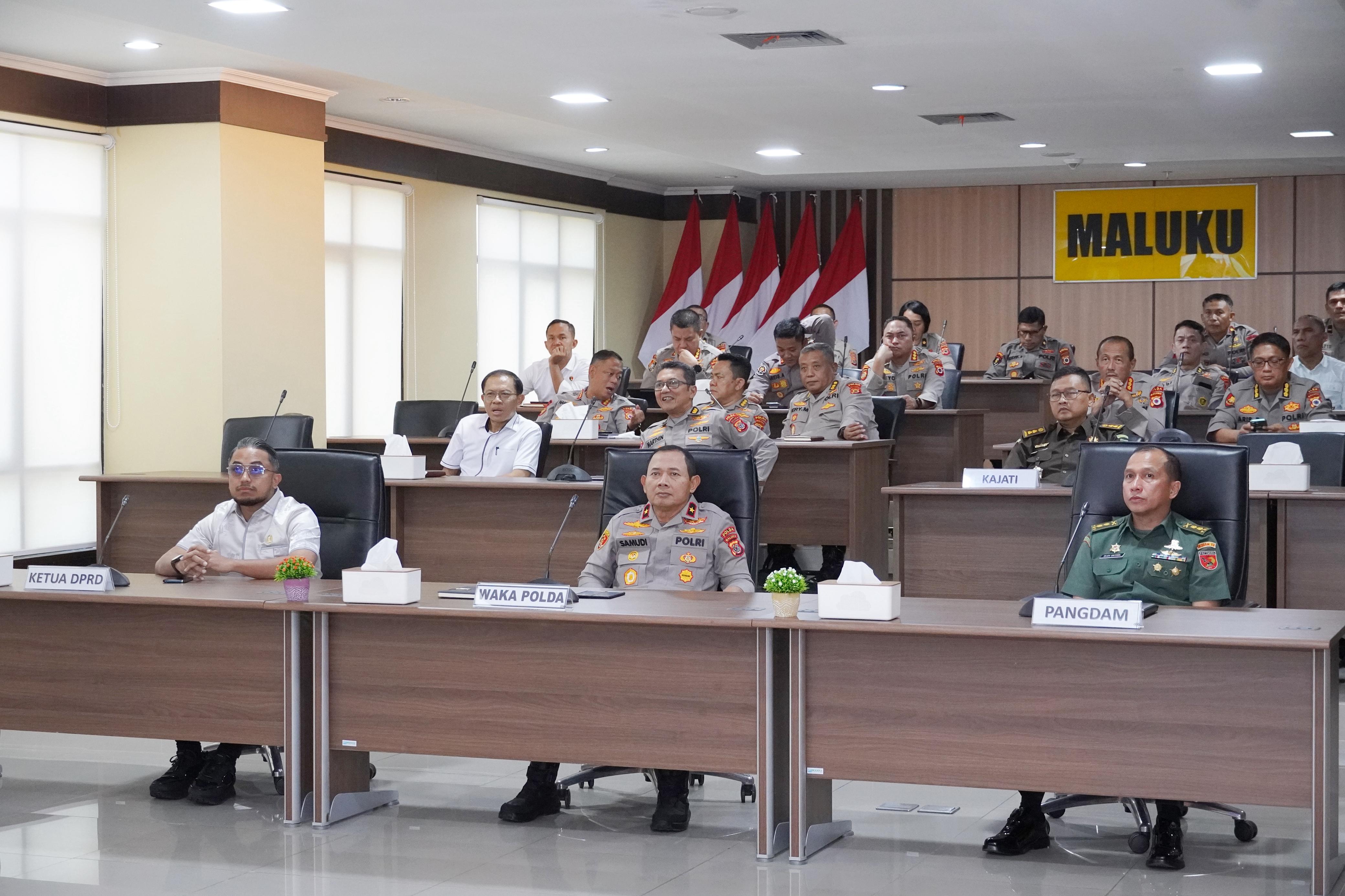 Kapolri Lounching Program SPPG Polri, Kapolda Maluku Ikut Penandatangan Komitmen