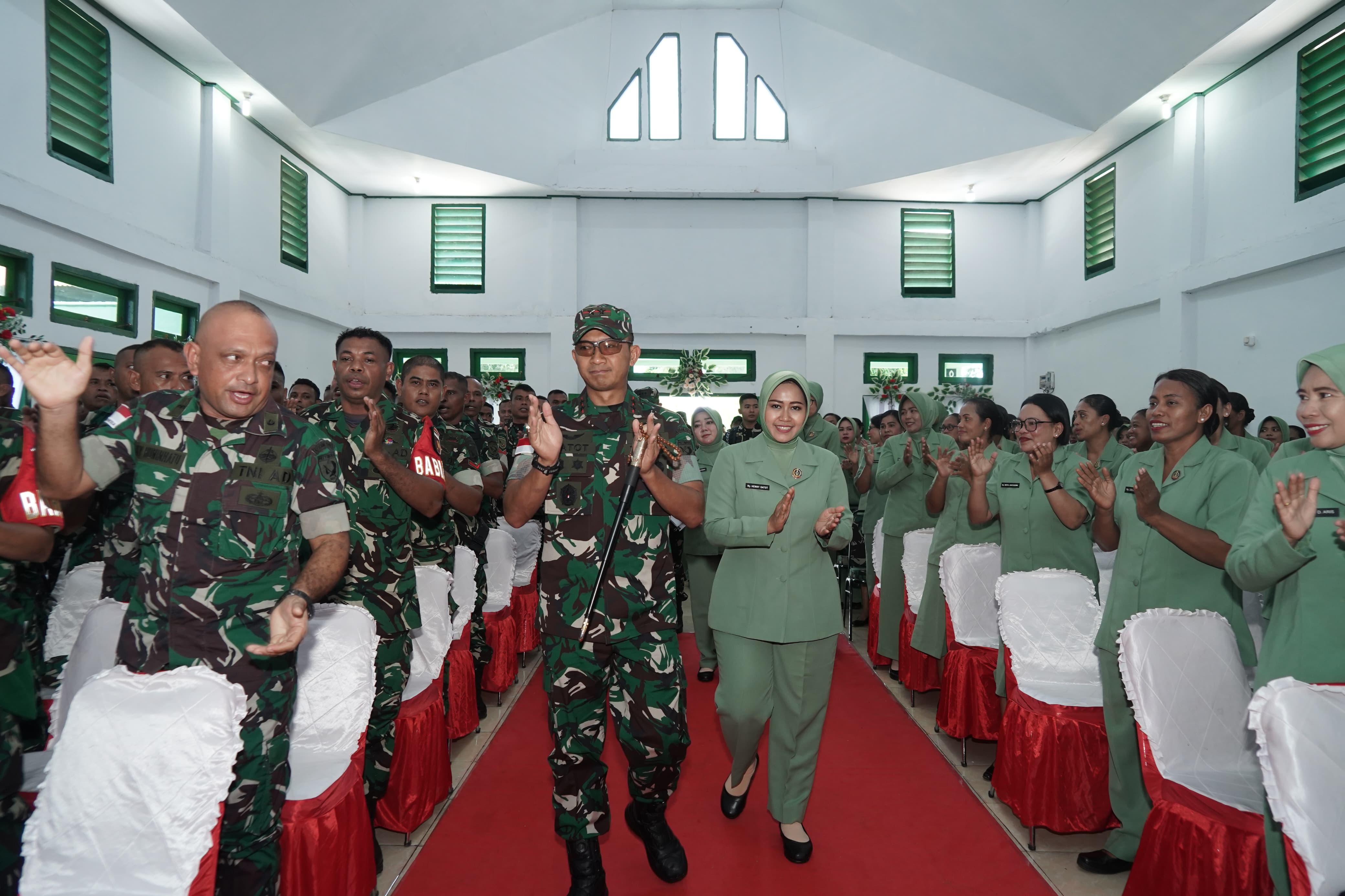 Kunjungi Kodim 1507/Saumlaki, ini yang di Sampaikan Pangdam Kepada Prajurit.