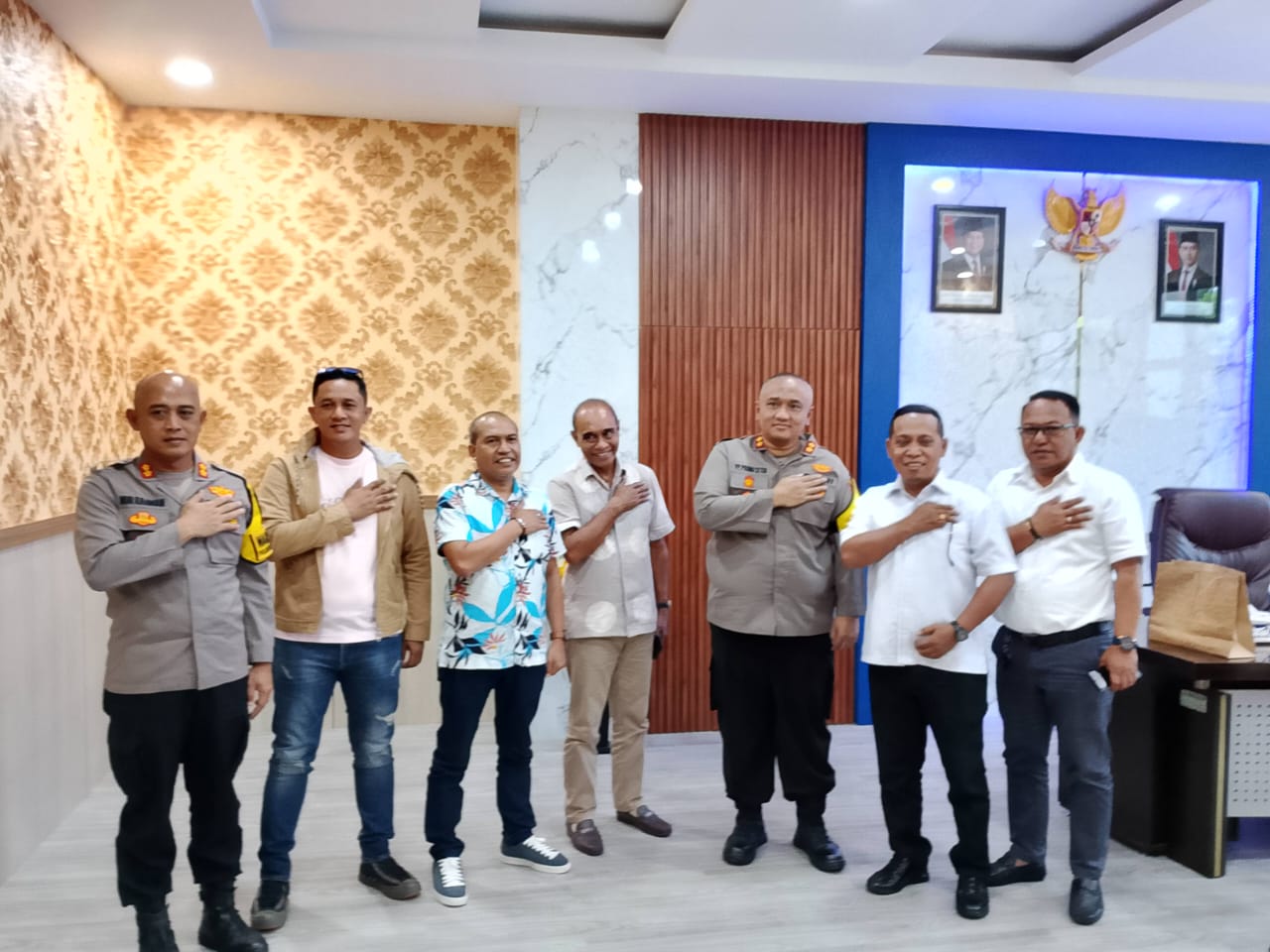 Kapolres Pulau Ambon & P. P Lease Kunjungi DPRD Kota Ambon