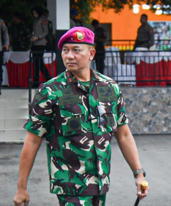 DANLANTAMAL IX HADIRI APEL GELAR PASUKAN OPERASI KETUPAT SALAWAKU 2025