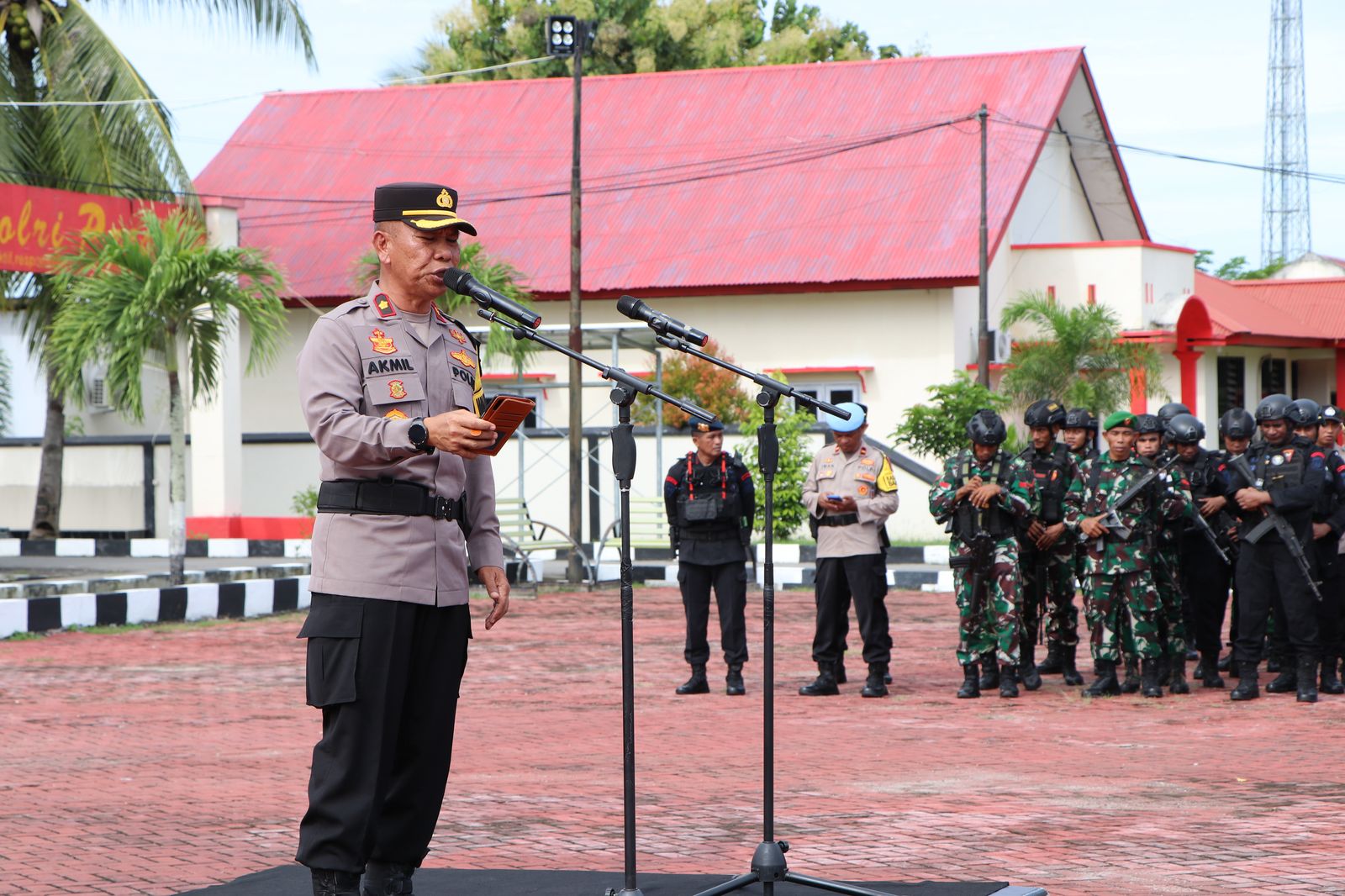 Ikhtiar Spiritual, Polres Buru Gelar Dzikir Bersama Jelang PSU dan PUSS Pilkada.
