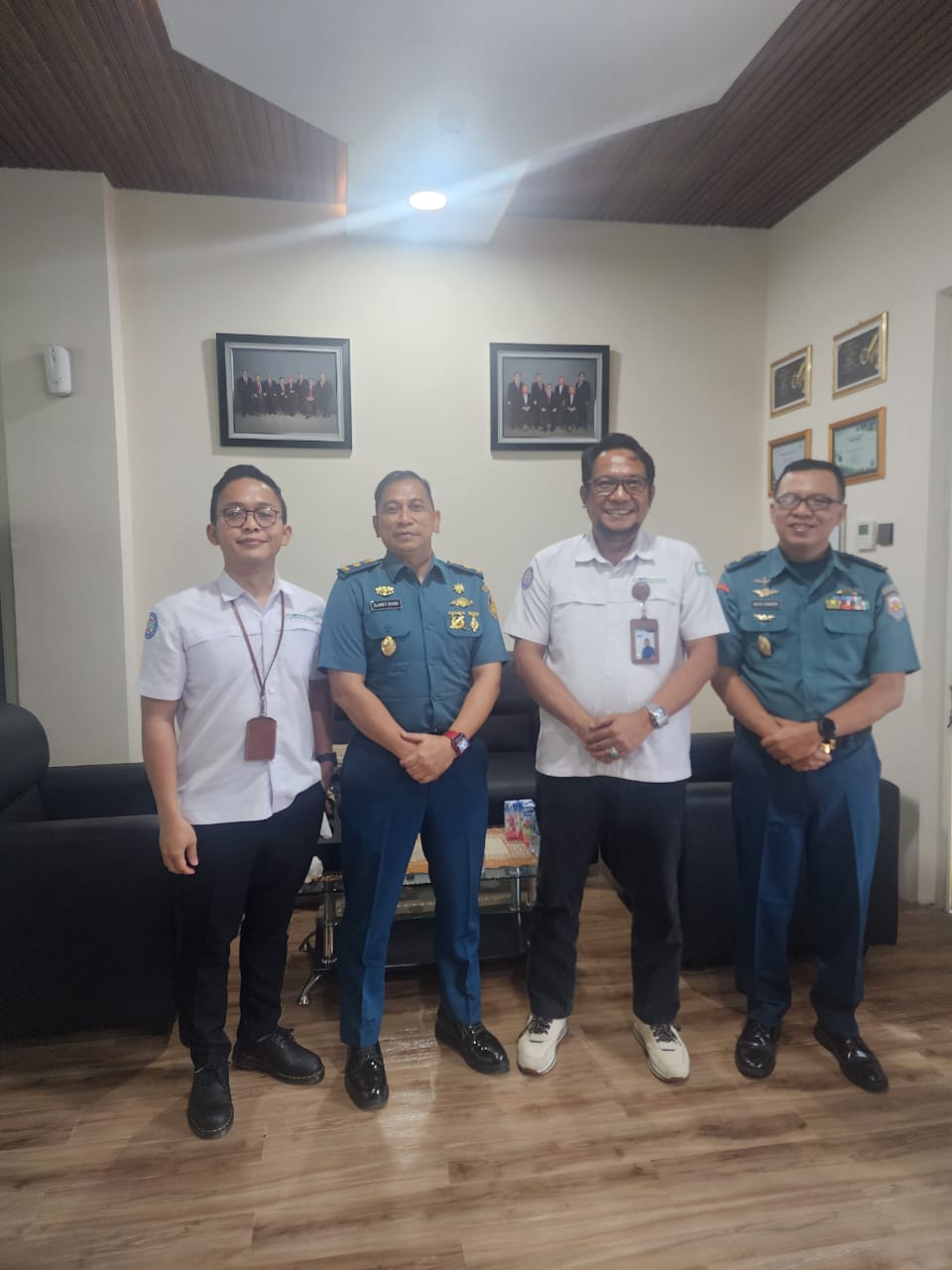PERKUAT LAYANAN KESEHATAN, KADISKES DAN KARUMKIT LANTAMAL IX SAMBANGI BPJS KESEHATAN KOTA AMBON