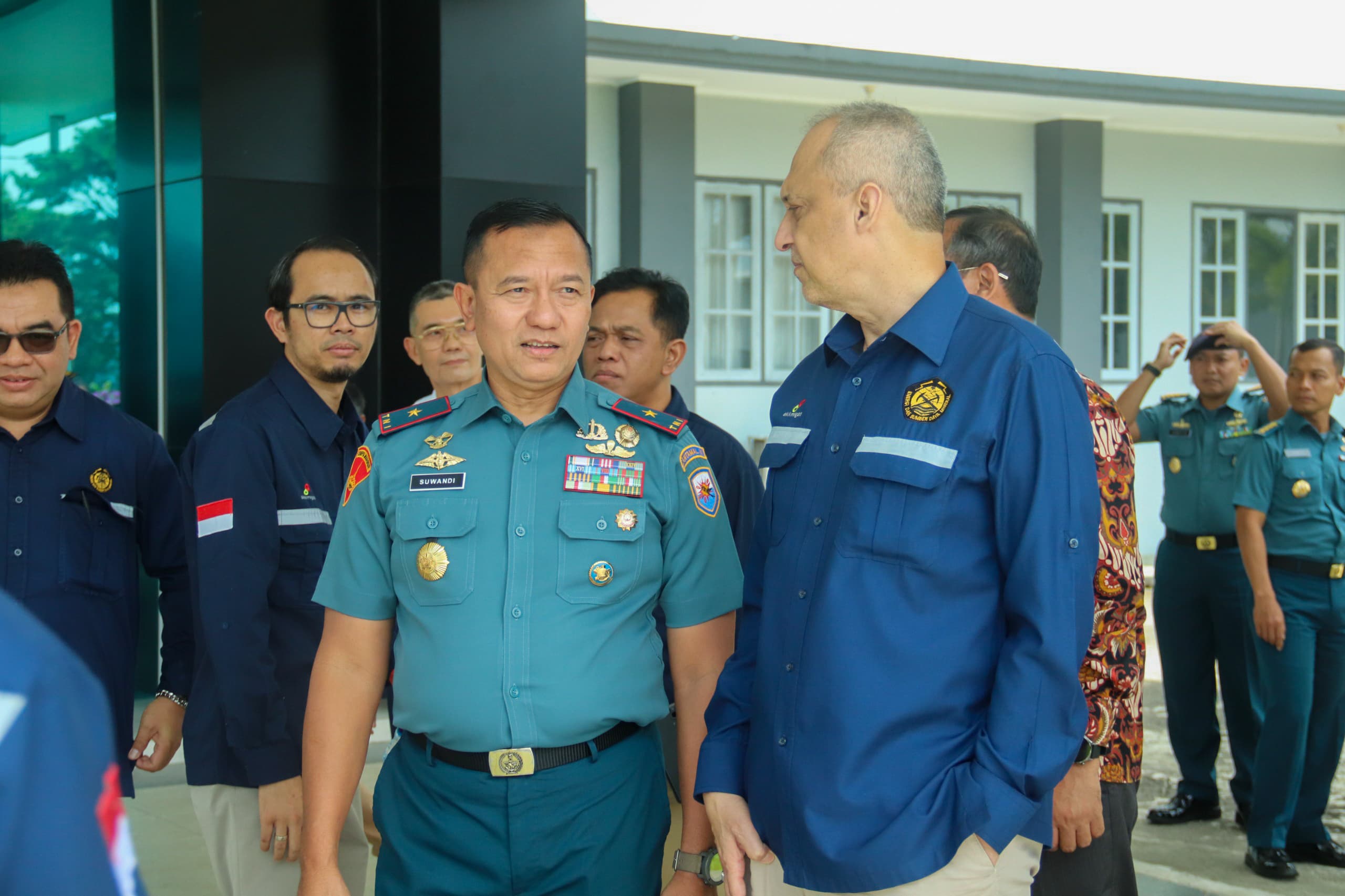 Brigjen Suwandi Terima Kunjungan SKK Migas-KKKS Kluster Maluku Di Mako Lantamal IX Ambon
