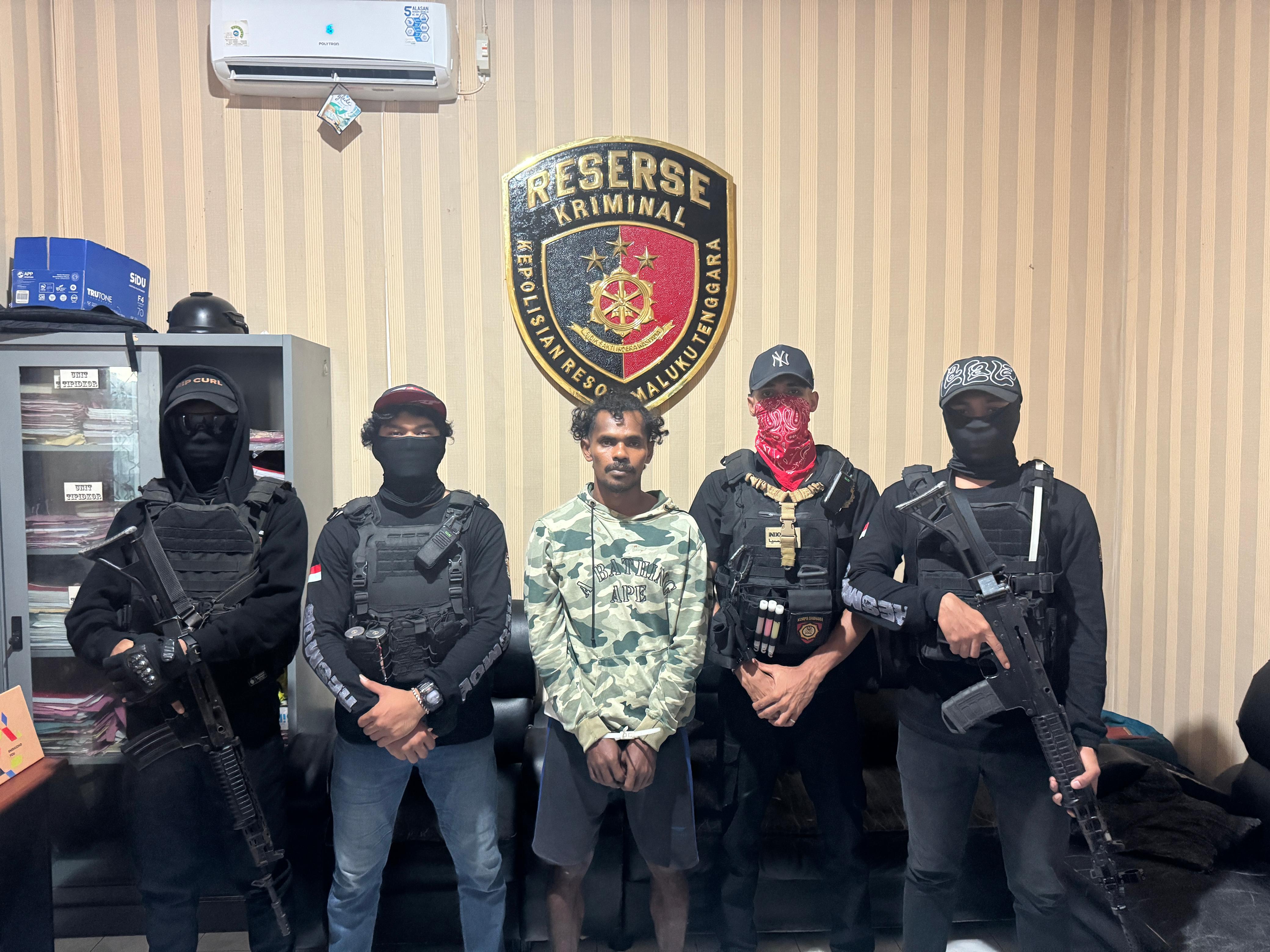 Polres Malra Berhasil Tangkap P.O, Pelaku Pembacokan di Pokarina