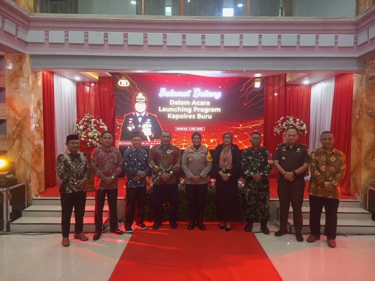 Polres Buru Launching Implementasi Program Kapolres “Polisi Melayani dengan Hati, Polisi Sahabat Tani dan Polisi Mengaji”