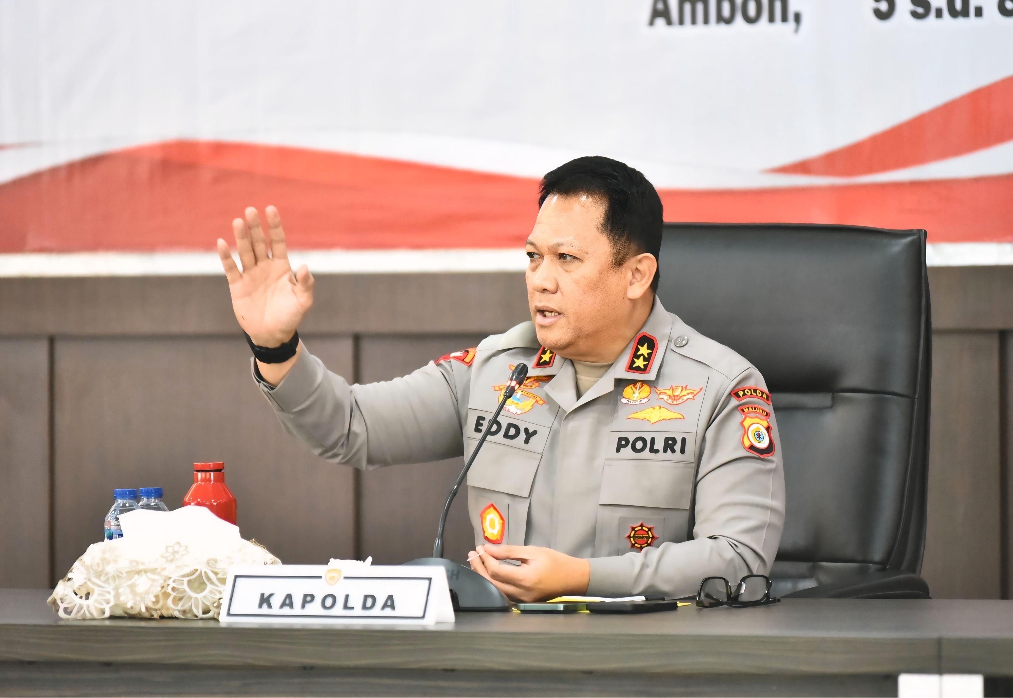 Puslitbang Polri Sambangi Polda Maluku, Kapolda: Personel yang Sedikit Namun Baik Lebih Dibutuhkan