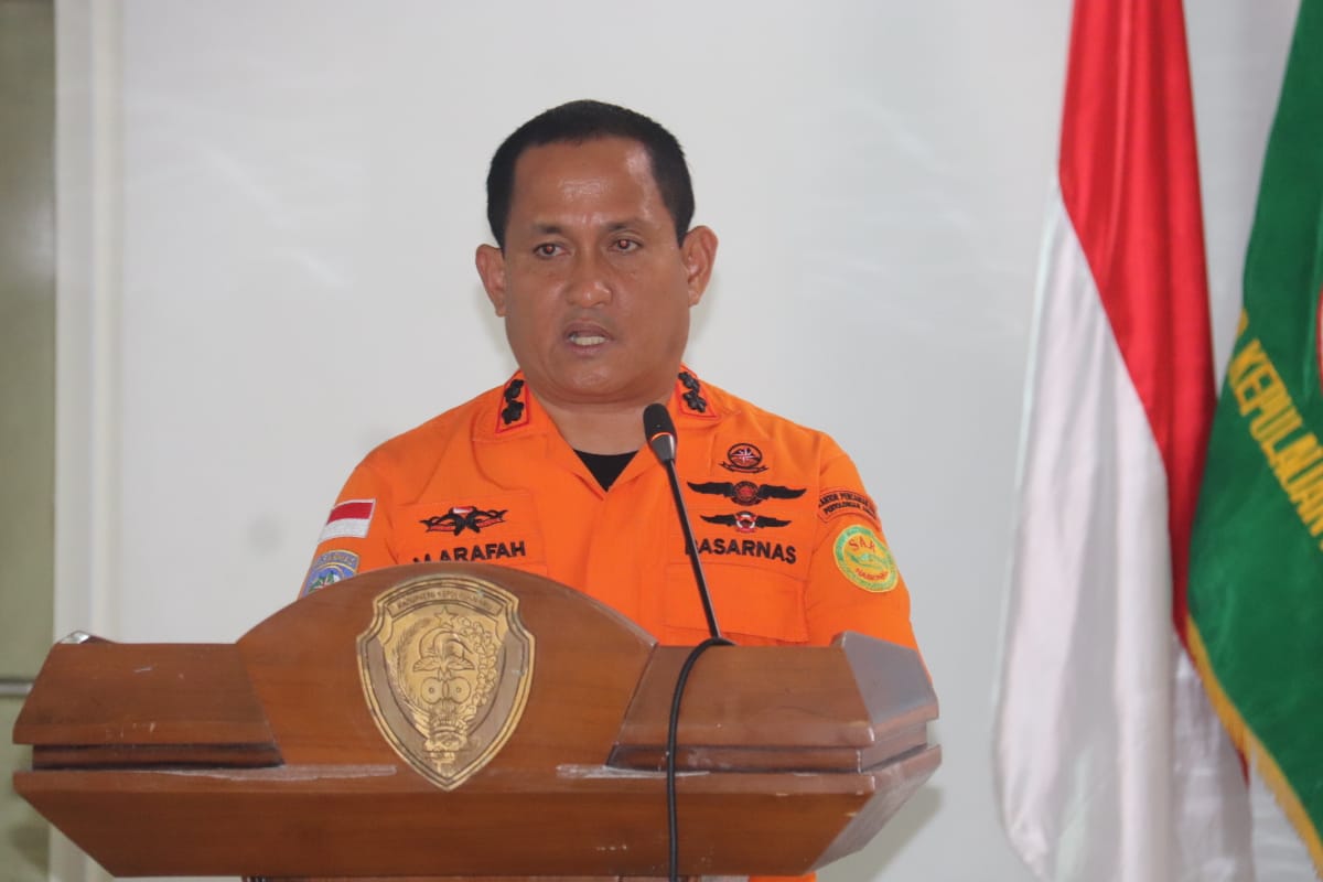 BASARNAS AMBON GELAR PELATIHAN TEKNIS POTENSI SAR TEKNIK PERTOLONGAN DI AIR (WATER RESCUE) 
