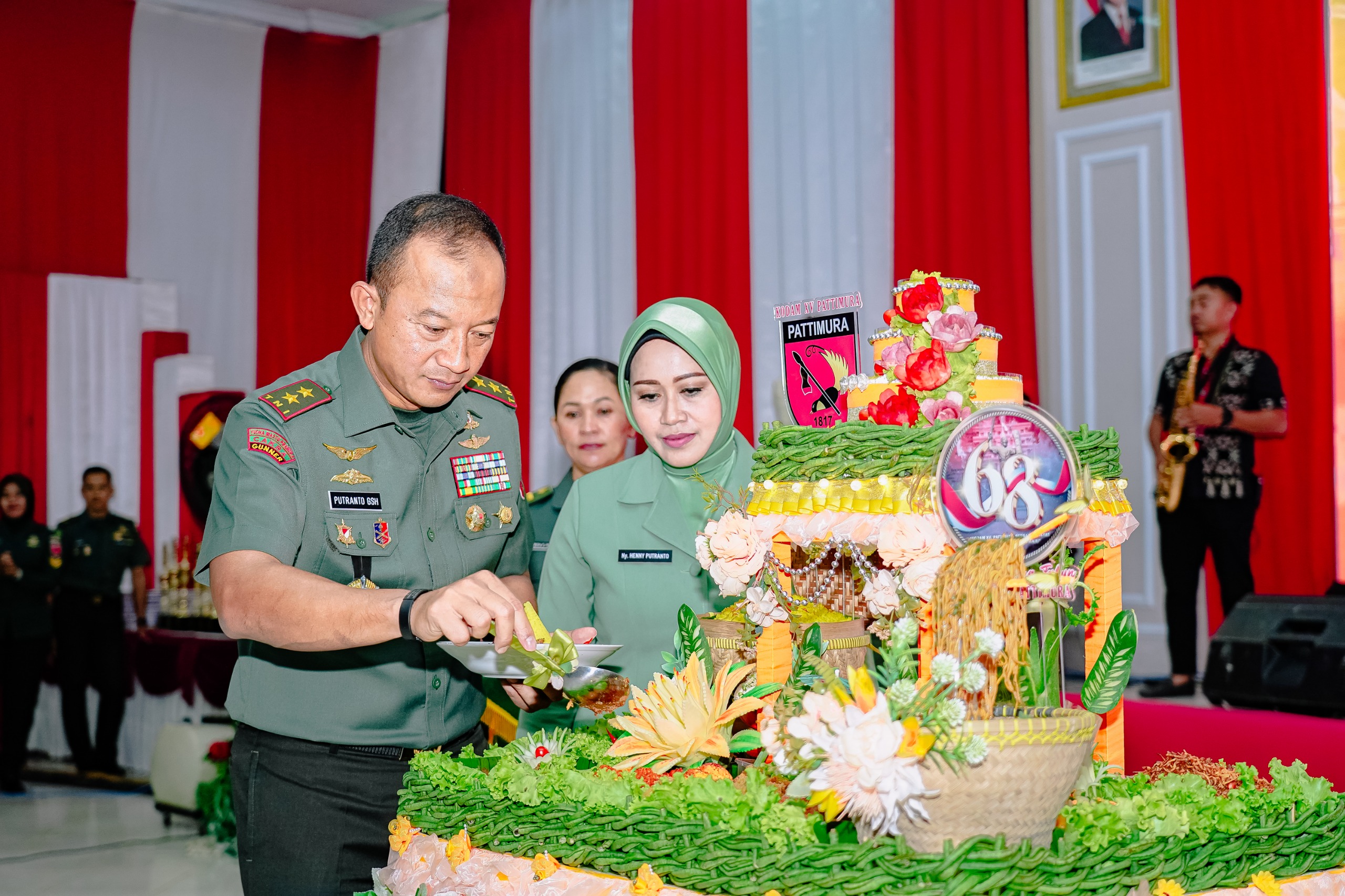 Kodam XV/Pattimura Gelar Syukuran Peringati HUT Ke- 68 Secara Sederhana