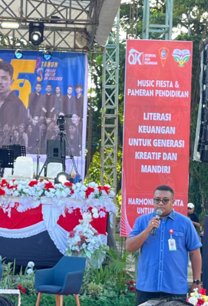 Peringati Hardiknas OJK Provinsi Maluku, Bersama Pemkot Ambon Dan IAKN Gelar Musik Fiesta dan Pameran Pendidikan
