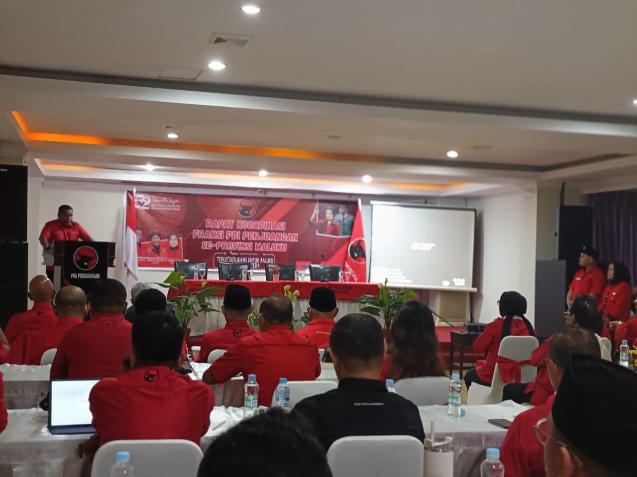 Fraksi PDIP Perjuangan Se-Maluku Gelar Rapat Koordinasi di Ambon