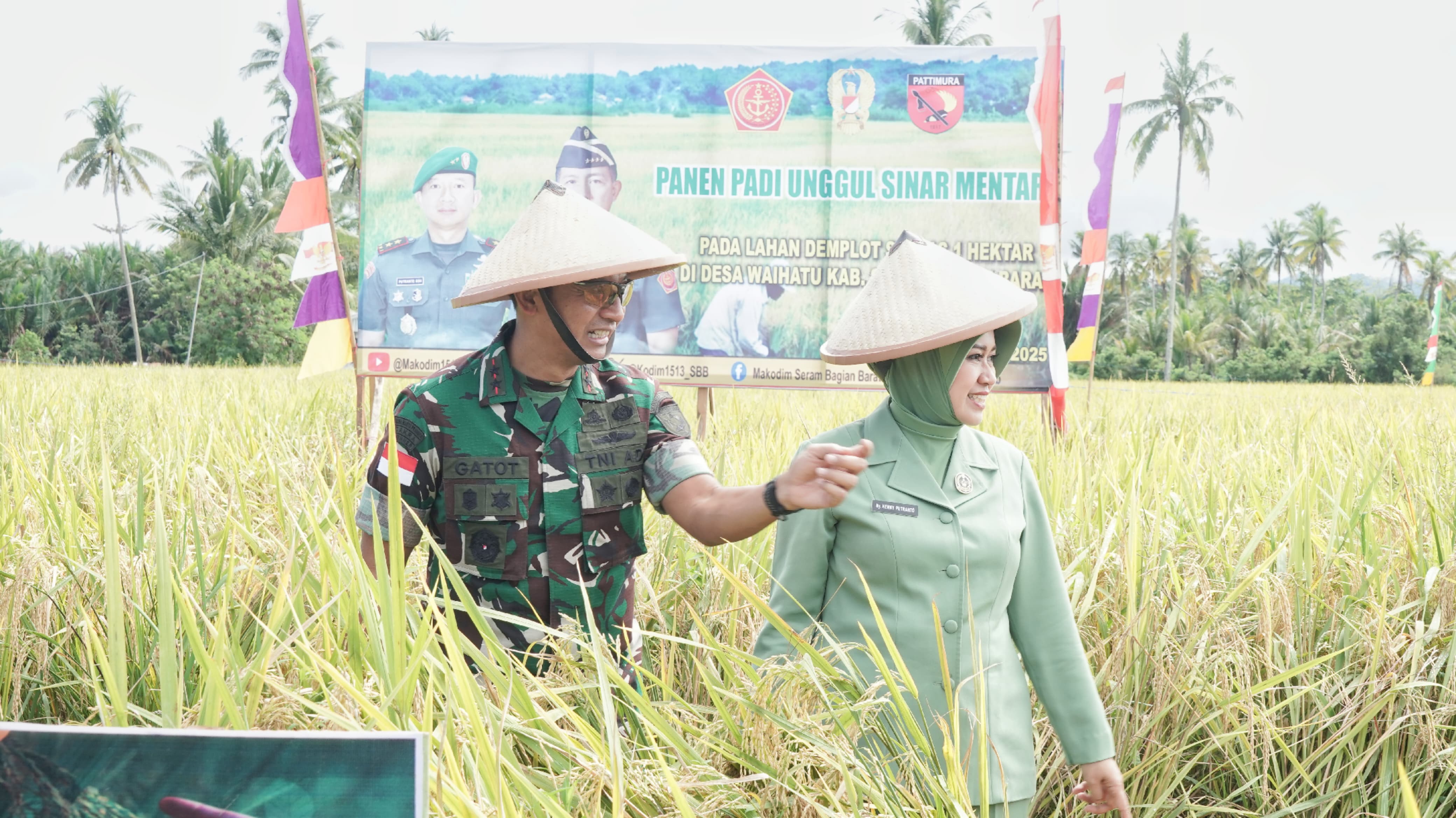 Pangdam XV/Pattimura Pimpin Panen Raya di SBB