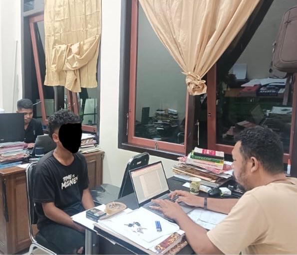 SB Warga Sifnana, Pelaku Penikaman diamankan Polsek Tanimbar Selatan