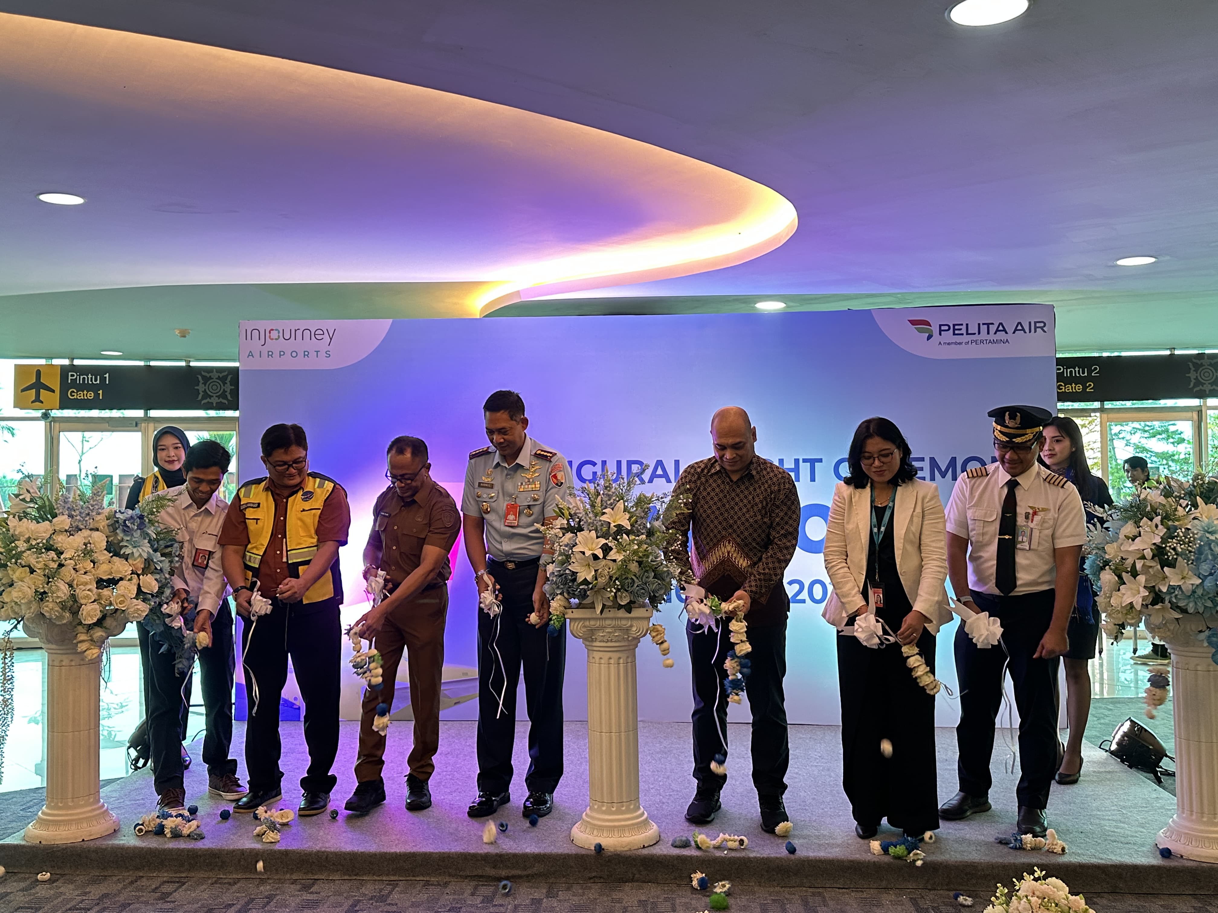 MASKAPAI PELITA AIR RESMI BEROPERASI DI BANDAR UDARA PATTIMURA AMBON RUTE AMBON MAKASSAR