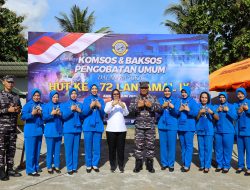 LANTAMAL IX GELAR BAKTI SOSIAL KESEHATAN DAN KOMUNIKASI SOSIAL JELANG HUT TAHUN 2025