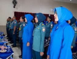 DANLANTAMAL IX BESERTA KETUA KORCAB IX, PENGURUS DAN ANGGOTA JALASENASTRI KORCAB IX DJA III TERIMA PENGARAHAN SECARA VIRTUAL DARI PEMBINA GABUNGAN JALASENASTR ARMADA RI
