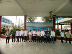 BANDARA PATTIMURA AMBON SAMBUT KEPULANGAN JAMAAH HAJI DEBARKASI HAJI ANTARA PROVINSI MALUKU