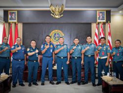 SIAP MENDUKUNG TUPOKSI KSOP, DANLANTAMAL IX TERIMA _COURTESY CALL_ KEPALA KSOP AMBON DI MAKO LANTAMAL IX