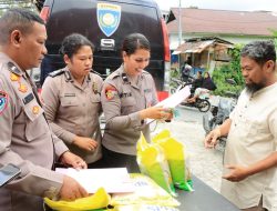 Kendalikan Inflasi, Polresta Ambon Salurkan 2 Ton Beras