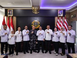 DANKODAERAL IX AMBON TERIMA _COURTESY CALL_ TIM KEMENKO POLKAM