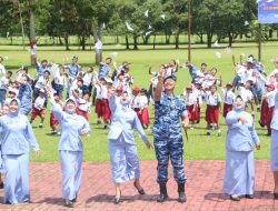 Lanud Pattimura Gelar Penerbangan Pesawat Kertas Serentak Seluruh Indonesia Secara Virtual