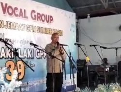 Kapolsek Nusaniwe Beri Arahan Kamtibmas di Lomba Vocal Group Jemaat Sumber Kasih