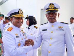 KODAERAL IX GELAR ACARA LAPORAN KORPS KENAIKAN PANGKAT PERWIRA DAN UPACARA KENAIKAN PANGKAT BINTARA-TAMTAMA MAKO KODAERAL IX