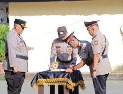 Kapolresta Ambon Pimpin Sertijab Pejabat Baru