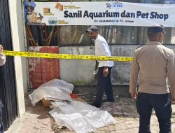 Sesosok Mayat Tanpa Identitas Ditemukan di Depan Toko Sanil Aquarium Ambon