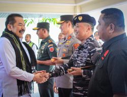 DANKODAERAL IX AMBON IKUTI PENYAMBUTAN KUNJUNGAN KERJA JAKSA AGUNG RI DI MALUKU