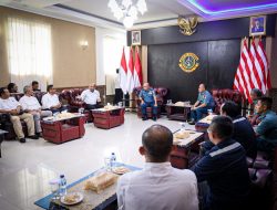 DANKODAERAL IX AMBON TERIMA COURTESY CALL (CC) DELEGASI PERTAMINA DAN SKK MIGAS