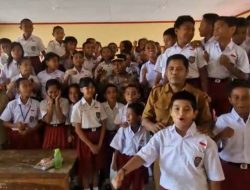 Kapolsek Nusaniwe Ajak Pelajar SD 14 Ambon Jaga Kamtibmas