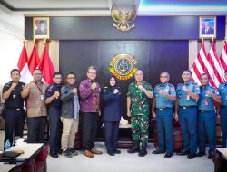 PERKUAT KEAMANAN MARITIM, DANKODAERAL IX TERIMA AUDIENSI KAKANWIL DIREKTORAT JENDERAL BEA DAN CUKAI MALUKU