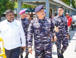 DANKODAERAL IX BERSAMA FORKOPIMDA LAKSANAKAN MONITORING KESIAPAN PENGAMANAN NATARU TAHUN 2025 DI MALUKU