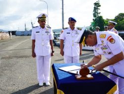 Komandan Kodaeral lX Pimpin Upacara Sertijab PJU dan Kasatker Kodaeral lX