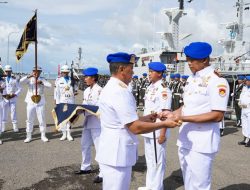 Komandan Kodaeral IX Pimpin Upacara Serah Terima Jabatan Komandan POM Kodaeral IX